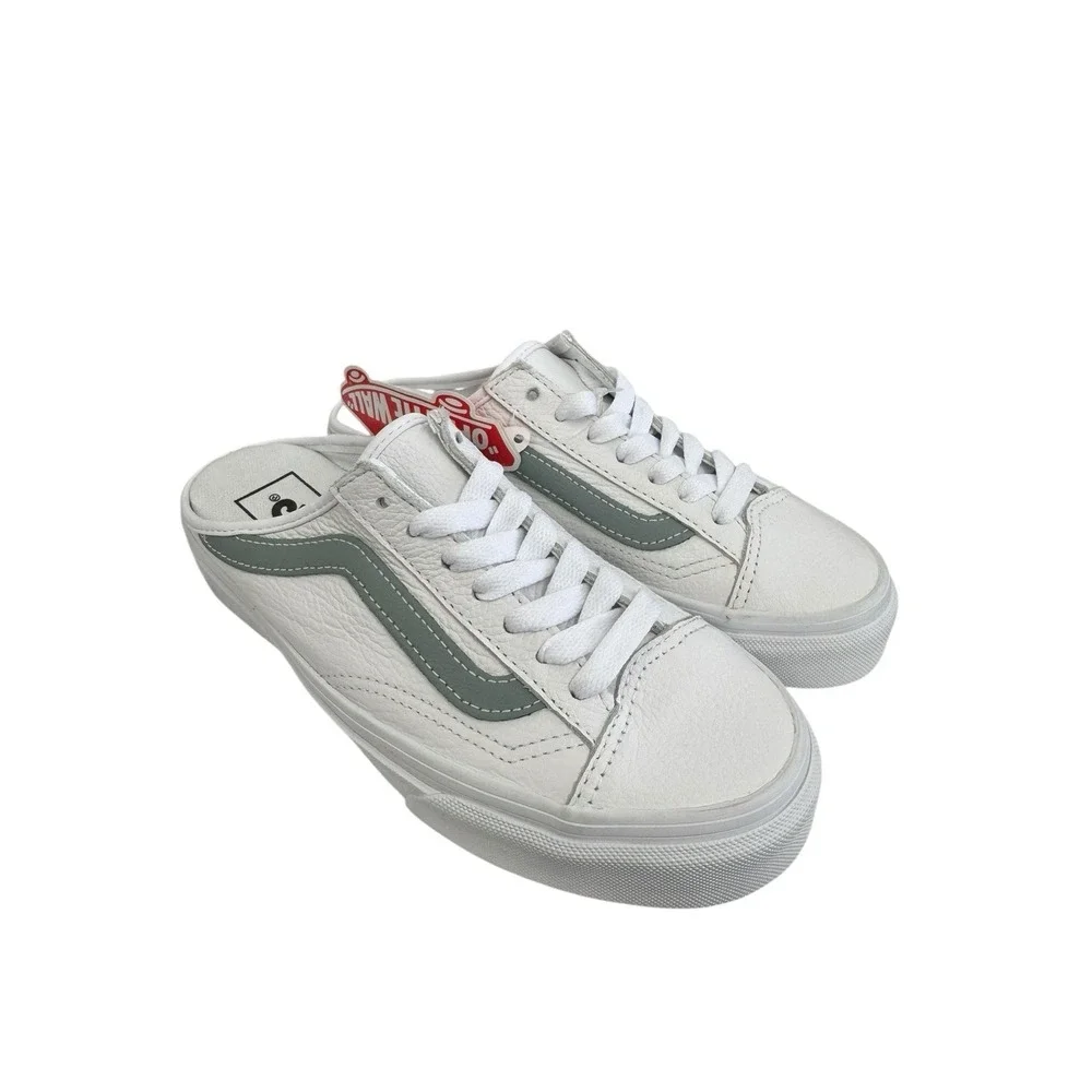 Vans Leather Style 36 Mules Slip On Men Size 4 Women's Size 5.5 - Picture 3 of 5
